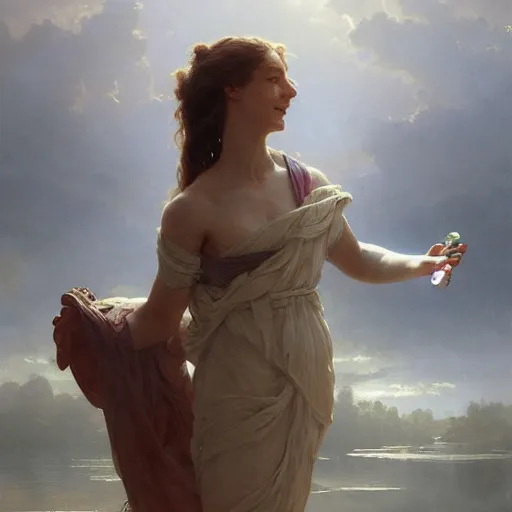 Prompt: concept art masterpiece about recovery and healing. happy, cheerful, smiling, intricate, sharp focus, cinematic lighting, featured in artistation, 8 k, art by greg rutkowski, william adolphe bouguereau