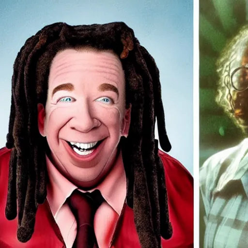 Image similar to fat tim allen as whoopi goldberg's face