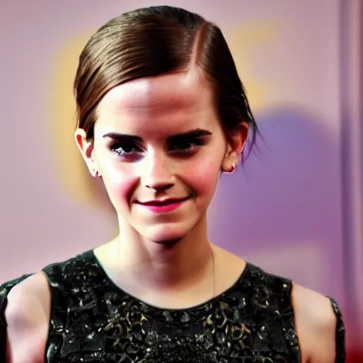 Prompt: pixar animation of emma watson, dreamworks