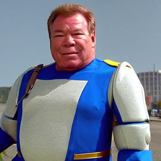 Prompt: William Shatner playing Doctor Robotnik, in the new action-movie Sonic, full-cosplay