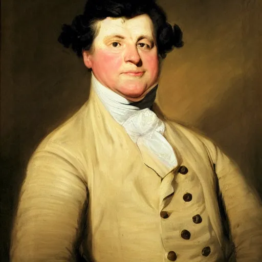 Image similar to michael beschloss, portrait by gilbert stuart