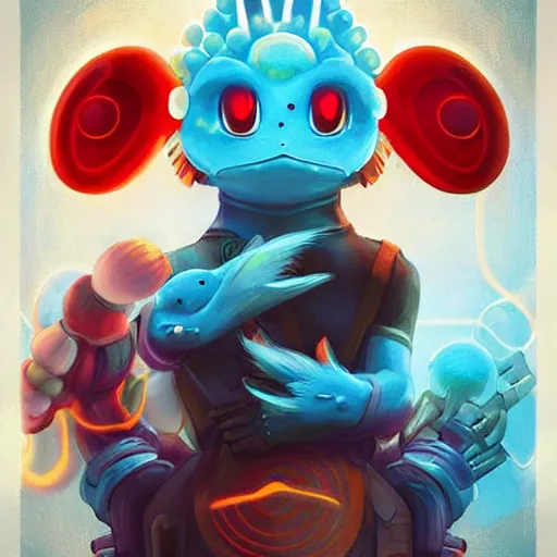 Image similar to lofi BioPunk Pokemon Charmander portrait Pixar style by Tristan Eaton_Stanley Artgerm and Tom Bagshaw