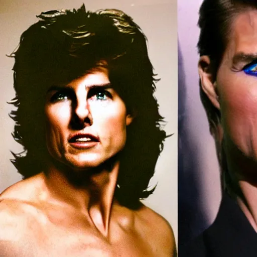 Prompt: tom cruise as a drag queen,