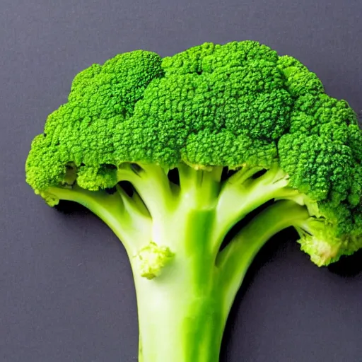 Prompt: a head of broccoli in the middle of morphing into a duck