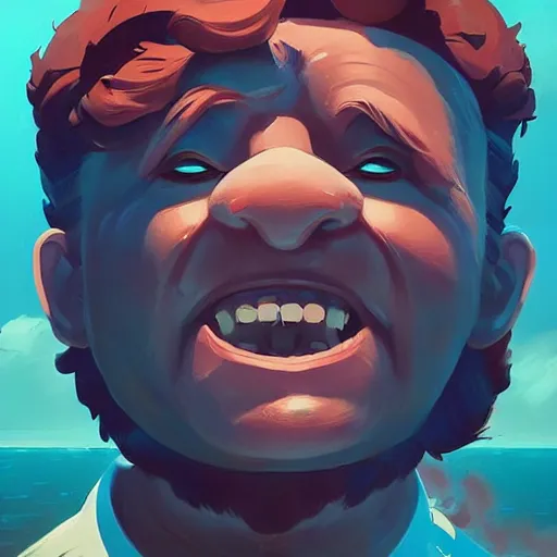 Image similar to face icon stylized minimalist the poseidon adventure 1 9 7 2, loftis, cory behance hd by jesper ejsing, by rhads, makoto shinkai and lois van baarle, ilya kuvshinov, rossdraws global illumination
