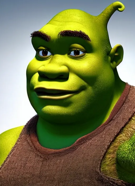 Image similar to shrek's face when he realizes his water is still boiling