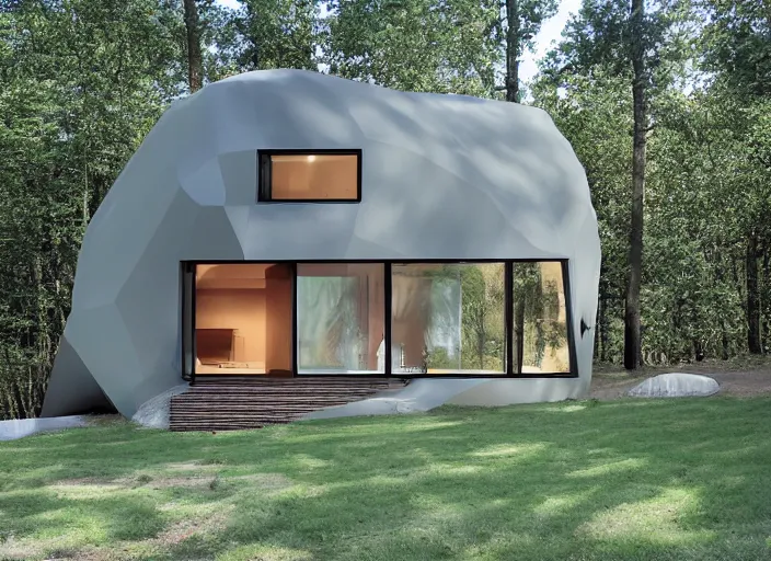 Image similar to house, shaped like a sleeping bear