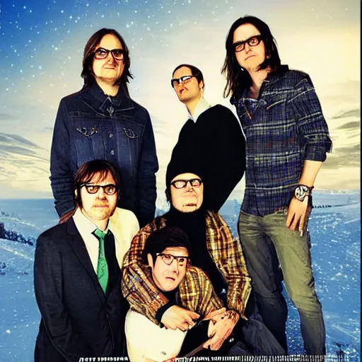 Prompt: “ weezer the movie poster ”