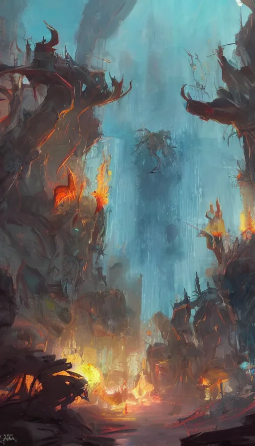 Prompt: rage, by disney concept artists
