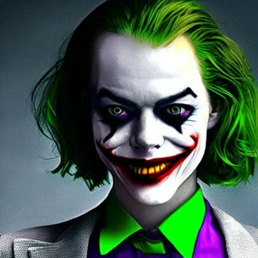 Image similar to Emma Stone as The Joker