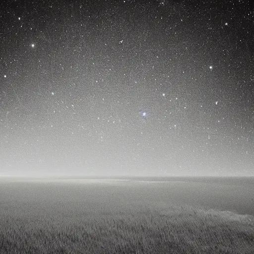 Image similar to stylized but realistic photo of the edge of the universe