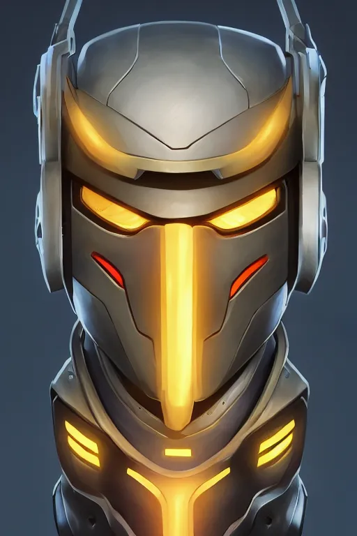 Image similar to epic mask helmet robot ninja portrait stylized as fornite style game design fanart by concept artist gervasio canda, behance hd by jesper ejsing, by rhads, makoto shinkai and lois van baarle, ilya kuvshinov, rossdraws global illumination radiating a glowing aura global illumination ray tracing hdr render in unreal engine 5