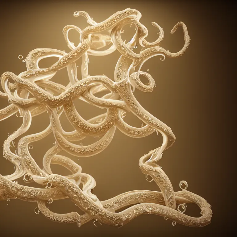 Prompt: wonderful princess of cream liquid vines with a liquid cream liquid skin, ornate 8 k gorgeous intricate liquid cream detailed, accent white lighting, dramatic light, octane render