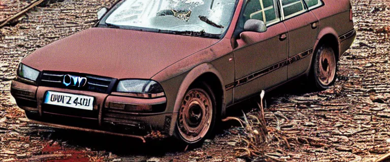 Image similar to Rusty Wrecked Audi A4 B6 Avant (2002), created by Barclay Shaw