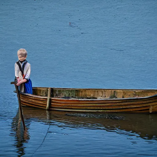 Prompt: and so we beat on, boats against the current, borne back ceaselessly into the past, ( eos 5 ds r, iso 1 0 0, f / 8, 1 / 1 2 5, 8 4 mm, postprocessed, 4 k, postprocessed, crisp face, facial features )