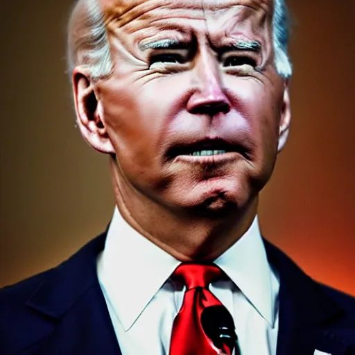 Prompt: A hydra with Joe Biden's heads