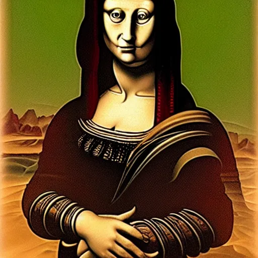 Image similar to giger, h. r. - monalisa in the style of giger, h. r. by giger, h. r.