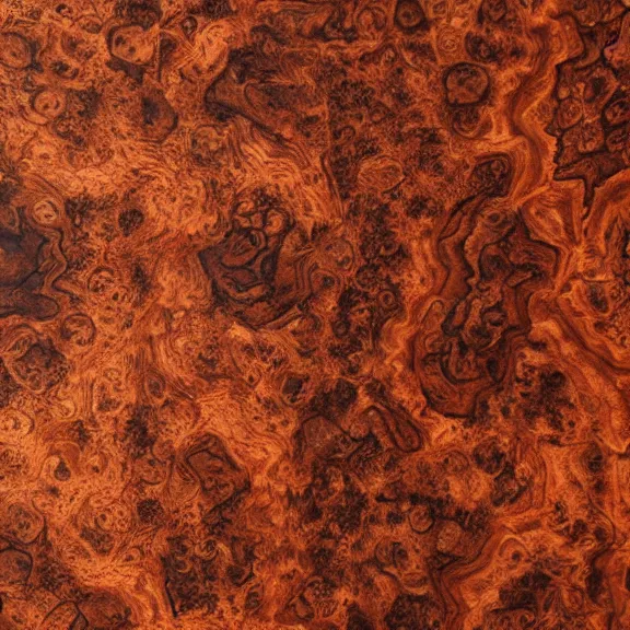 Prompt: mahogany hardwood burl, cyberpunk, photo realistic, 8k, highly detailed,