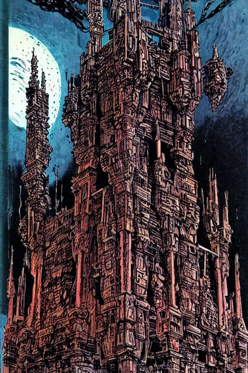 Image similar to castle by Philippe Druillet