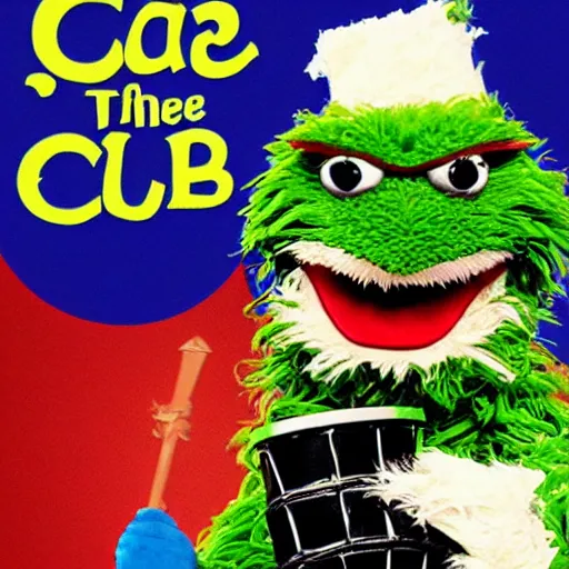 Prompt: logo for Oscar the Grouch's Funky Club