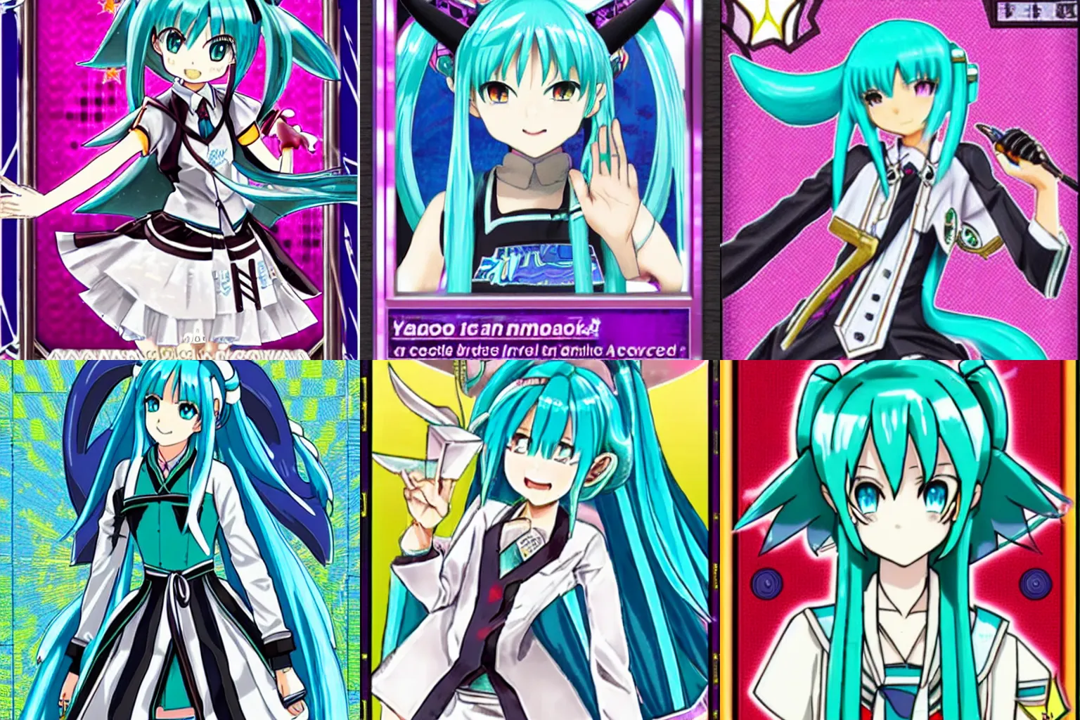 hatsune miku in a yu-gi-oh card | Stable Diffusion | OpenArt