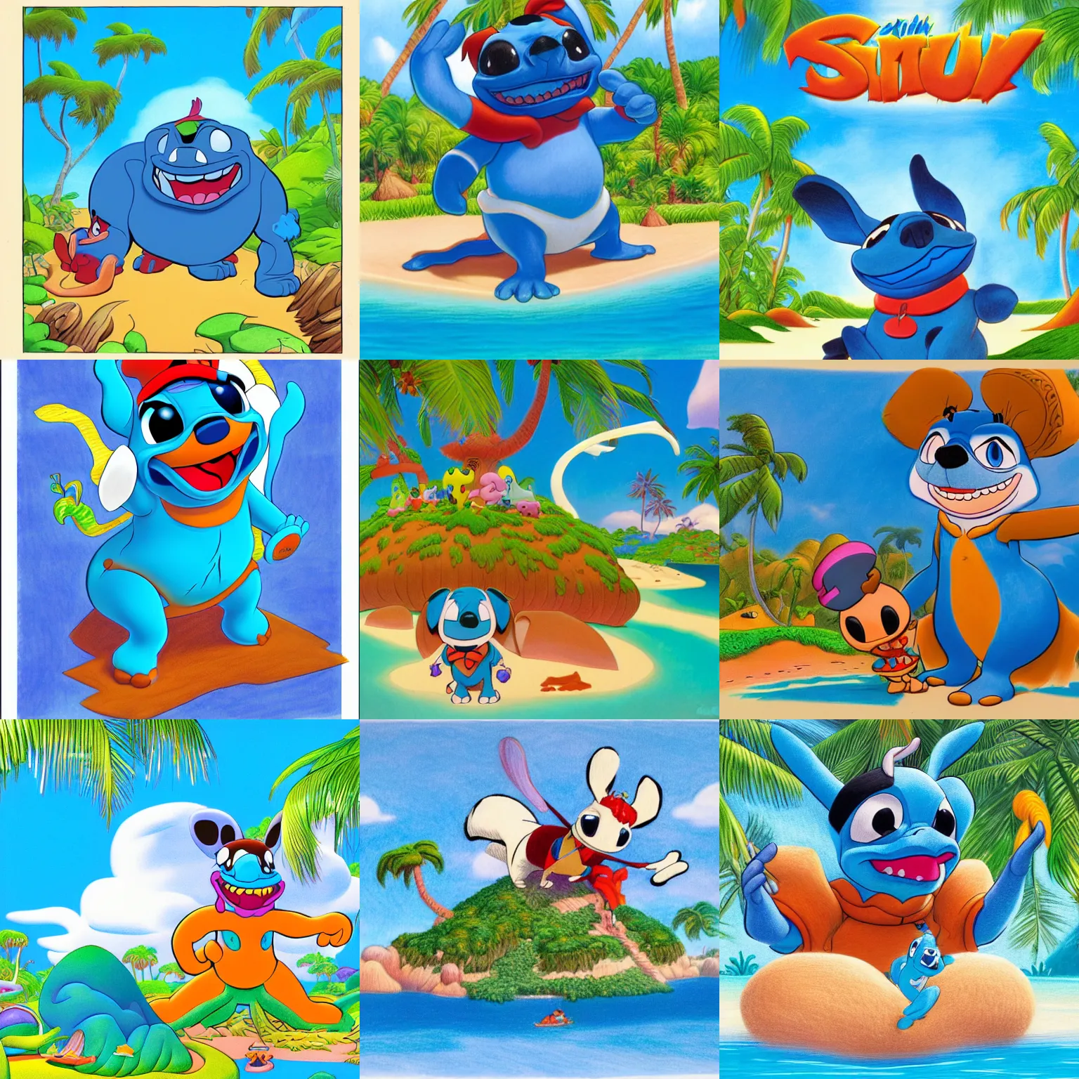 Stitch in Sunglasses Sticker - Sticker Mania