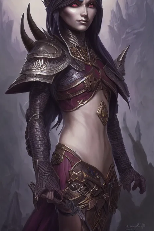 Image similar to dark elf princess, highly detailed, d & d, fantasy, highly detailed, digital painting, trending on artstation, concept art, sharp focus, illustration, art by artgerm and greg rutkowski and fuji choko and viktoria gavrilenko and hoang lap