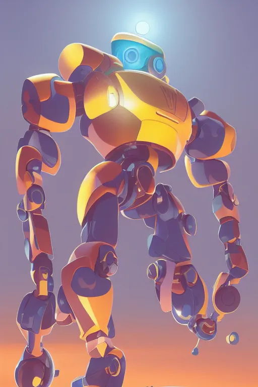 Image similar to metabots medabots medarotto medarot robot minimalist comics, behance hd by jesper ejsing, by rhads, makoto shinkai and lois van baarle, ilya kuvshinov, rossdraws global illumination ray tracing hdr radiating a glowing aura