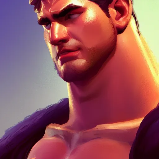 Image similar to Portrait of Achilles, the legendary greek demigod, mattepainting concept Blizzard pixar maya engine on stylized background splash comics global illumination lighting artstation lois van baarle, ilya kuvshinov, rossdraws