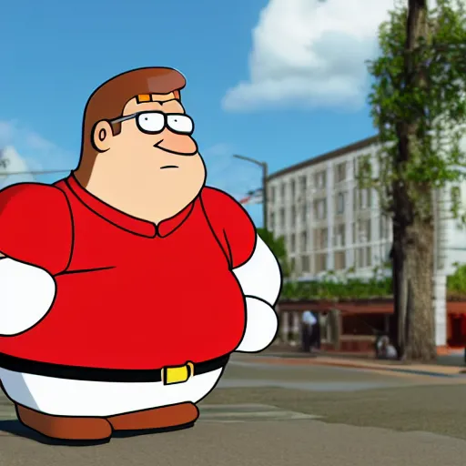 Prompt: Peter Griffin is in Multiversus, 3d render, ultra hd, 4k