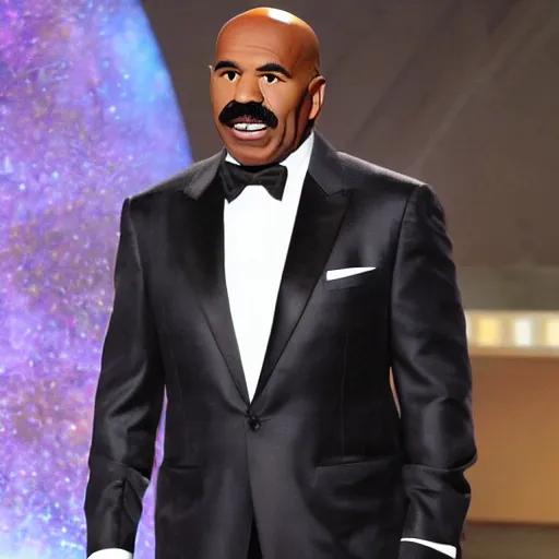 Prompt: Steve Harvey wearing dark souls armor