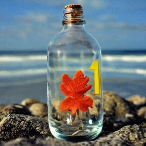 Image similar to message in a bottle