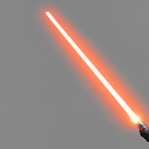 Image similar to Luke Skywalker holding a banana lightsaber, scifi, octane render