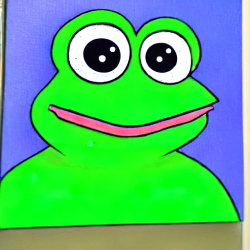 Image similar to happy pepe artstaion