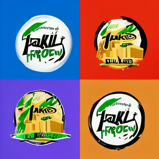 Image similar to make a design logo for haikal frozen food