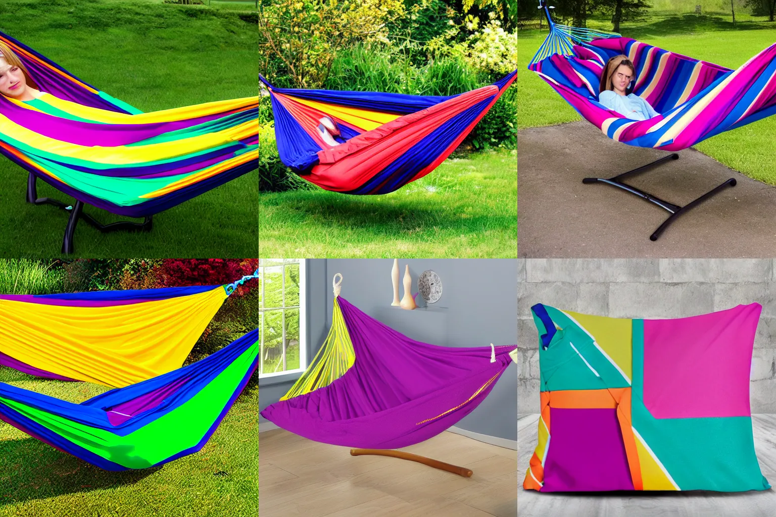 Prompt: Bailey's ketamine hammock hyper colour