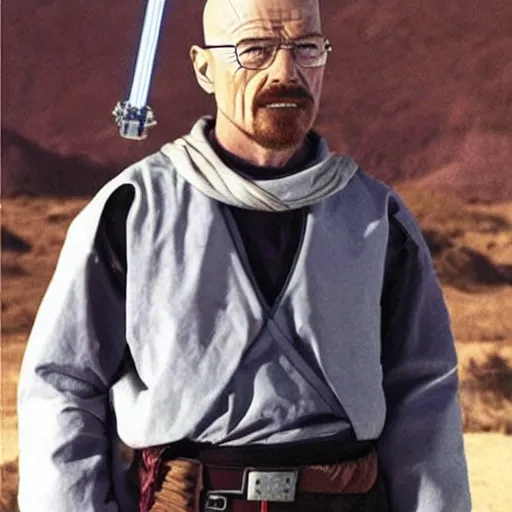 Prompt: Walter White anakin Skywalker fusion