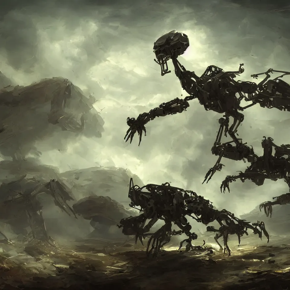 Image similar to a detailed concept art robot bird, dynamic lighting, cinematic, epic composition, masterpiece