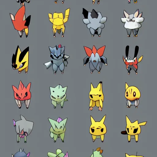 Image similar to gen 1 pokemon that looks like a chair