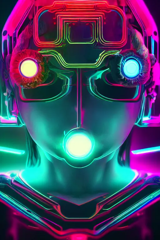 Image similar to future of neuroart, futurism, cryptopunk style, neon colors, ultrarealism, artstation, 8 k