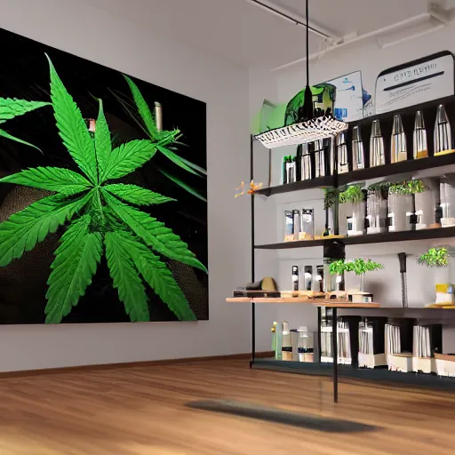 Prompt: cannabis science experiment conducted by everyday australians, octane render, vray split lighting, cartoon by pixar