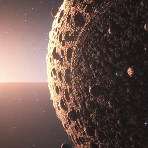 Image similar to A photo of a Dyson Sphere, realistic, cinematic, extremely high detail, 8k, cinematic, octane render, unreal engine