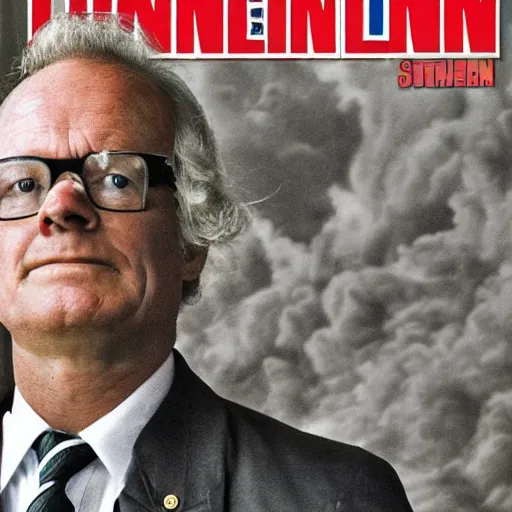 Image similar to Carl XVI Gustaf as ironman, battle at sea, stockholm, airplanes, war