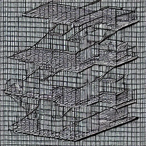 Prompt: herding cats in the style of escher. symmetric. detailed. hd