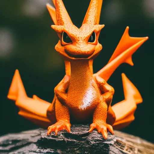 Image similar to photo realistic charizard, shot with sigma f / 4. 2, 5 0 mm sharp lens, shallow depth of field