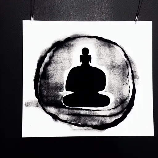 Image similar to zen ink art