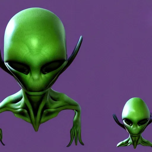 Image similar to alien realistic style 3 d