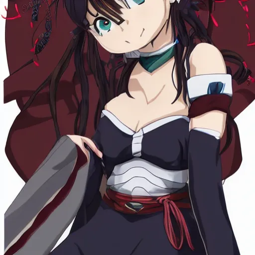 Image similar to anime character portrait, Daki from Demon Slayer