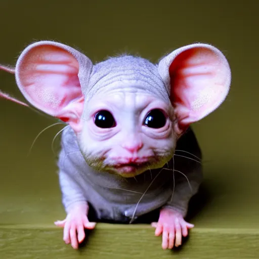 Prompt: rat baby yoda