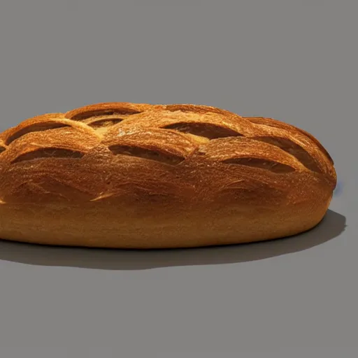 Prompt: a bread, concept art by apple